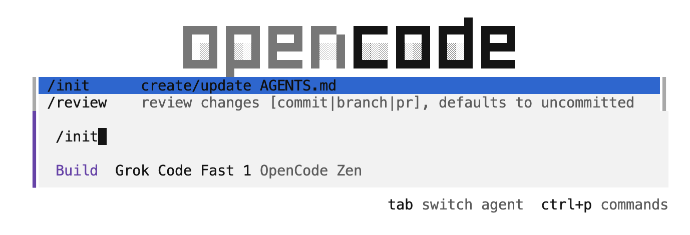 opencode init