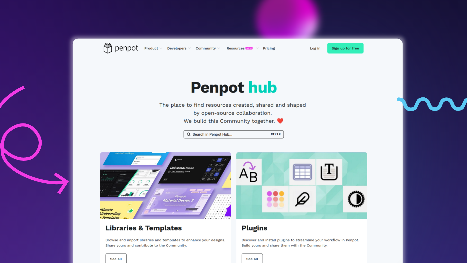 Penpot hub