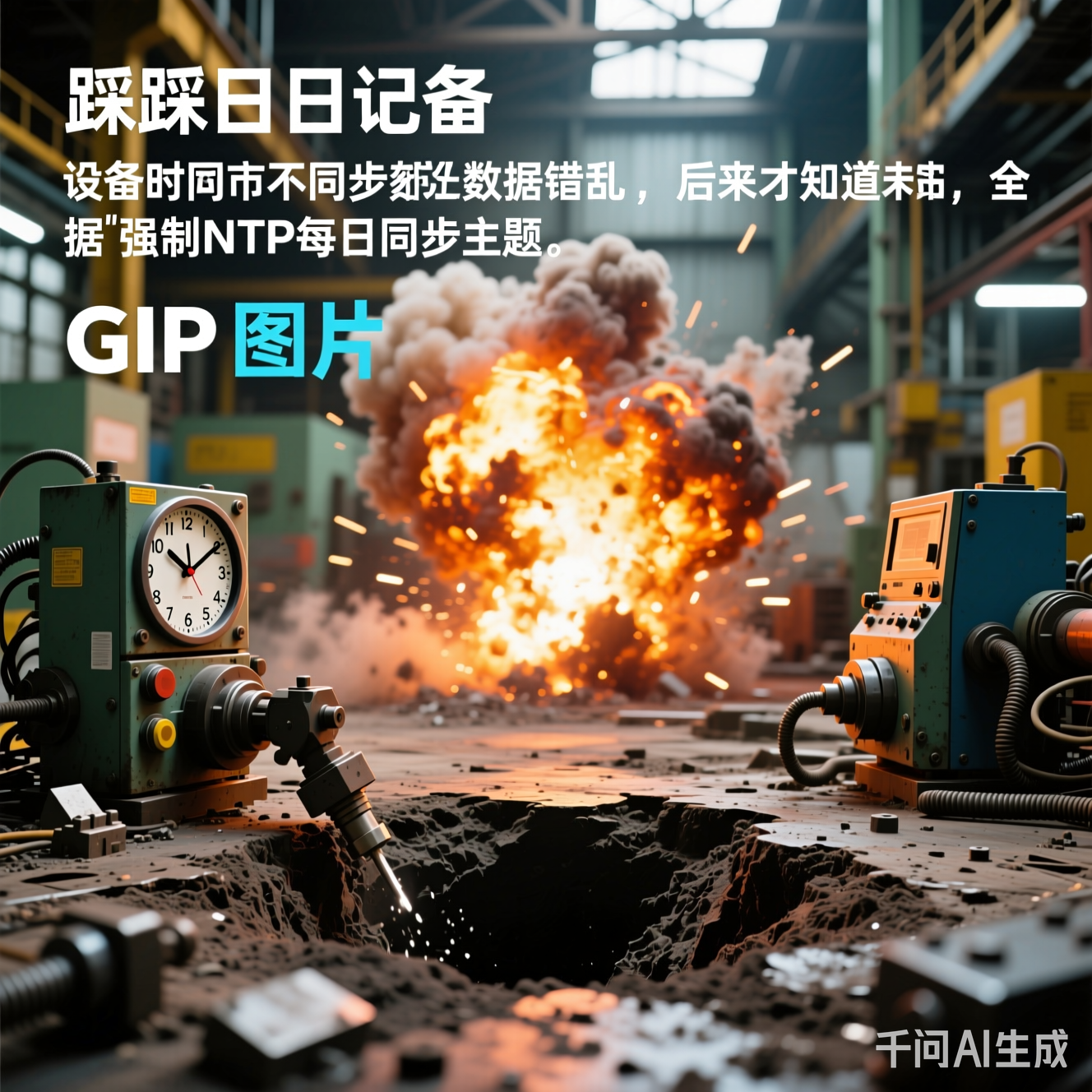 工厂爆炸GIF