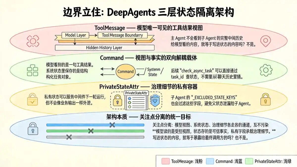 六、结果怎么回写:ToolMessage、Command和私有状态把边界立住