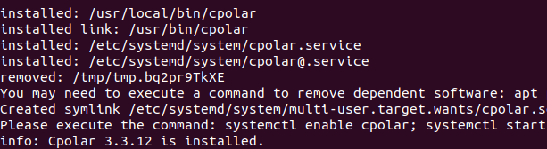 cpolar installation process