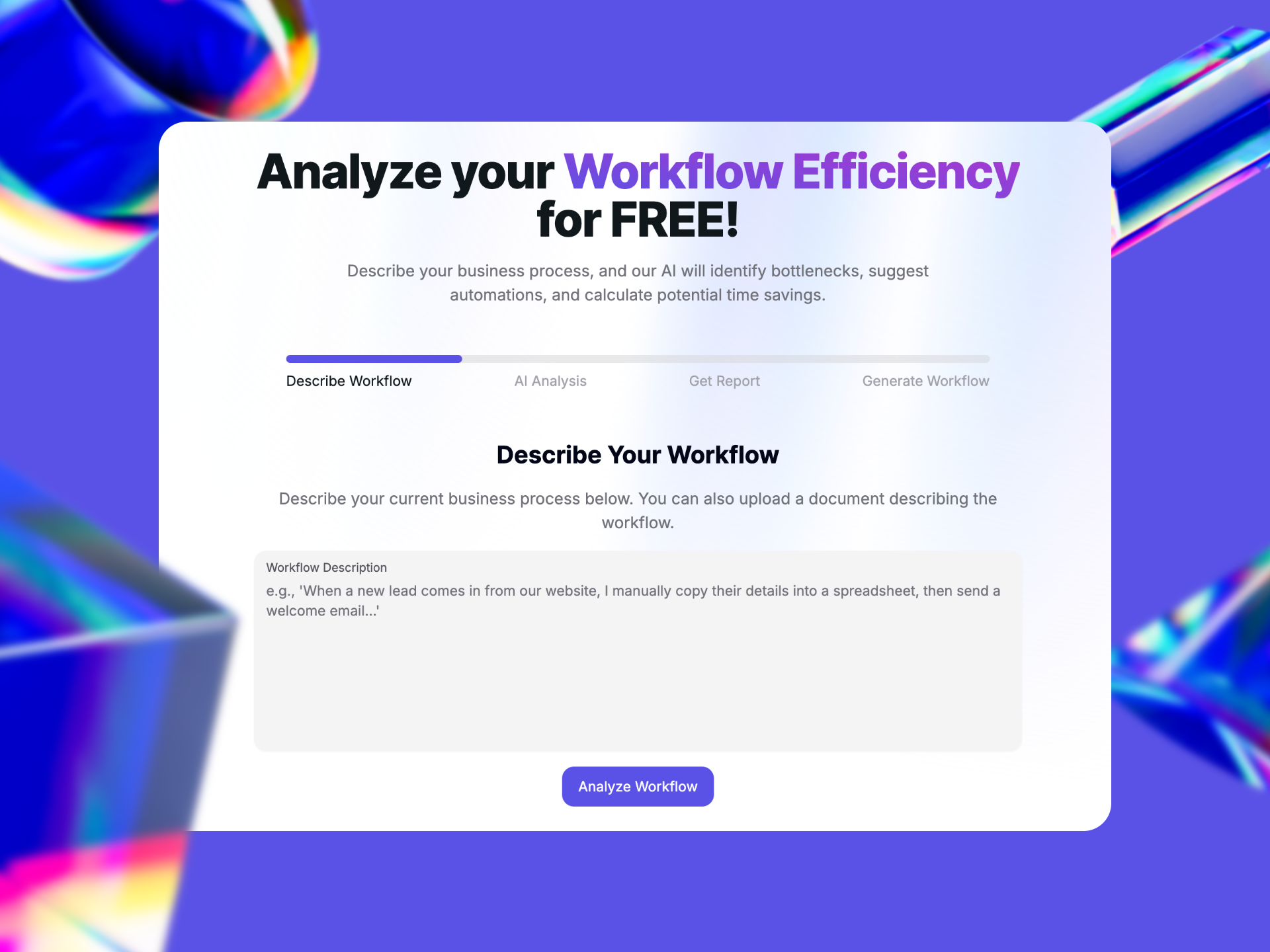 Workflow Efficiency Analyzer