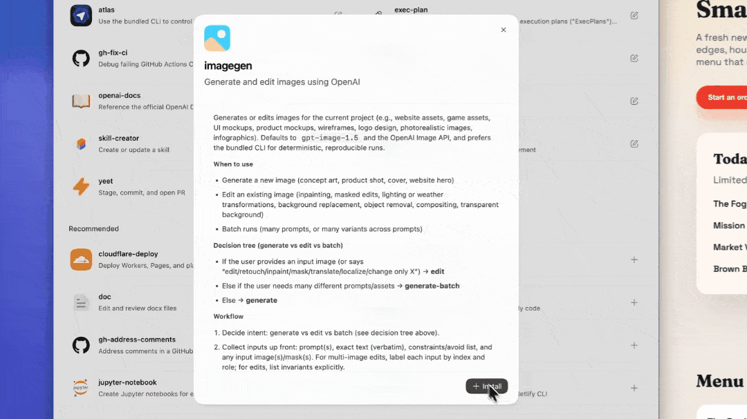 使用Vercel和图像生成Skills更新网站