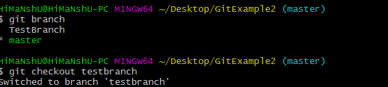 Git Checkout命令