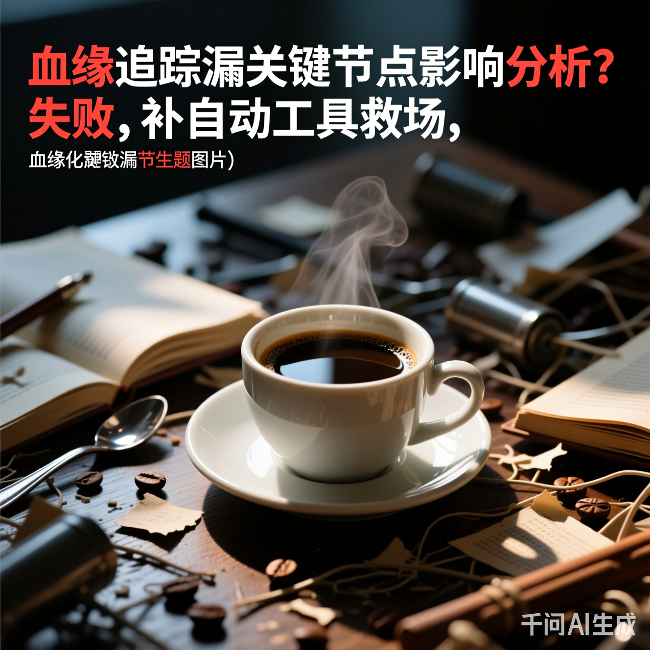 早晨的咖啡和混乱