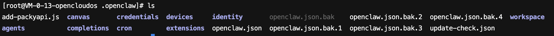 openclaw目录结构