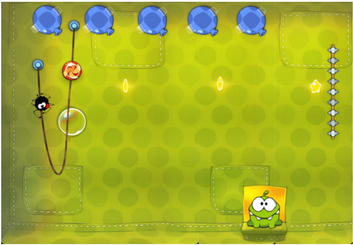 Figure 18: An example of a level with multi-screen transitions. In these cases, the positions of game elements shift as the screen moves, making their locations inconsistent and difficult to track. As this prevents reliable element recognition across all levels, we have excluded such scenarios from our benchmark.