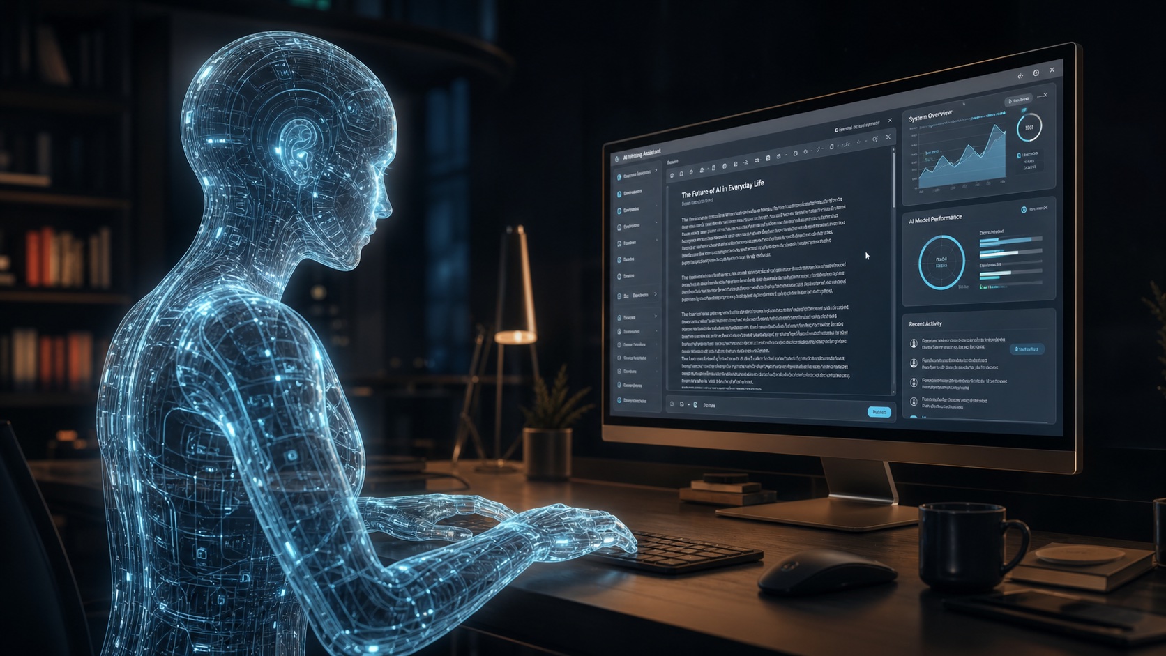 AI 打工虚拟形象侧角