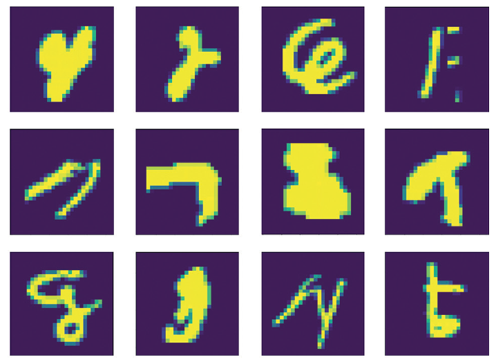 一些非常奇怪的MNIST 训练样本