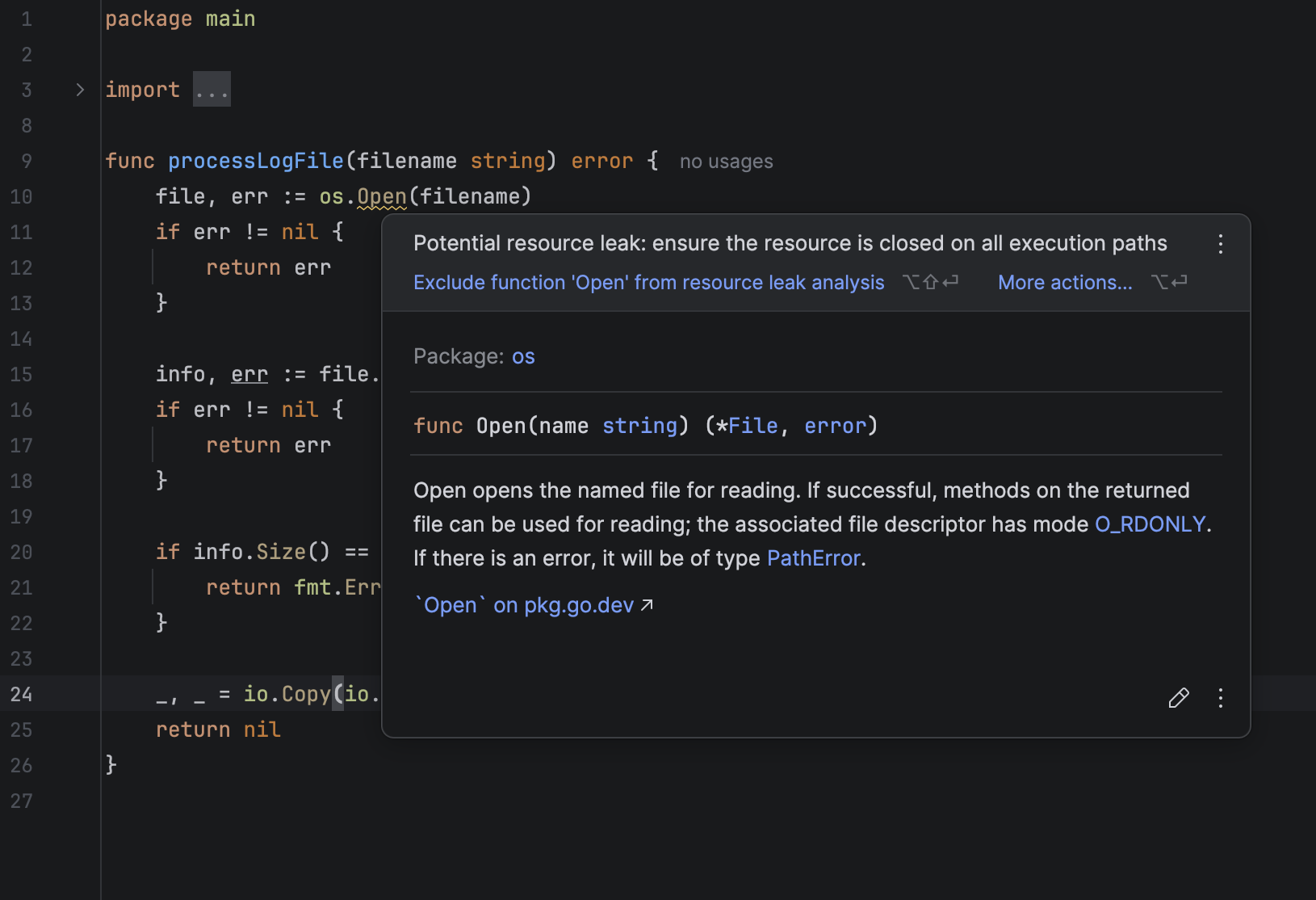 HTTP响应体泄漏检测