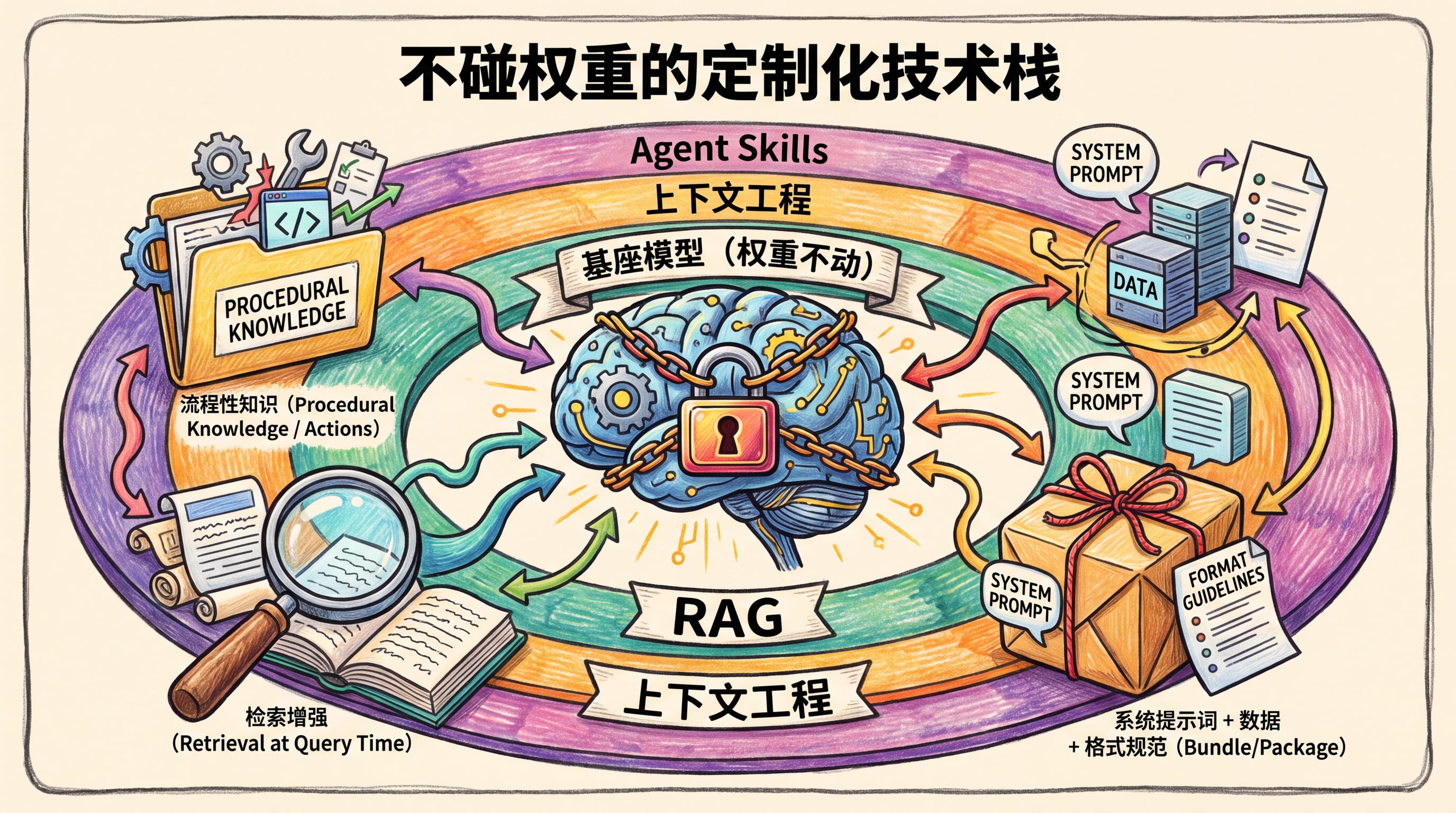 不碰权重的定制化技术栈
