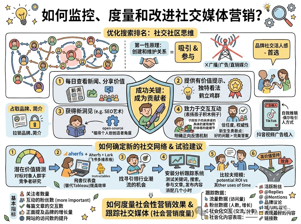 如何监控、度量和改进社交媒体营销？