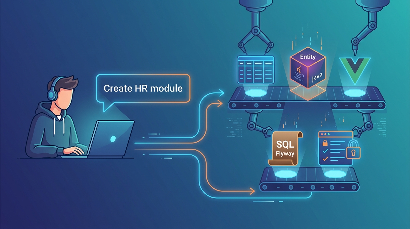一句话生成 HR 模块