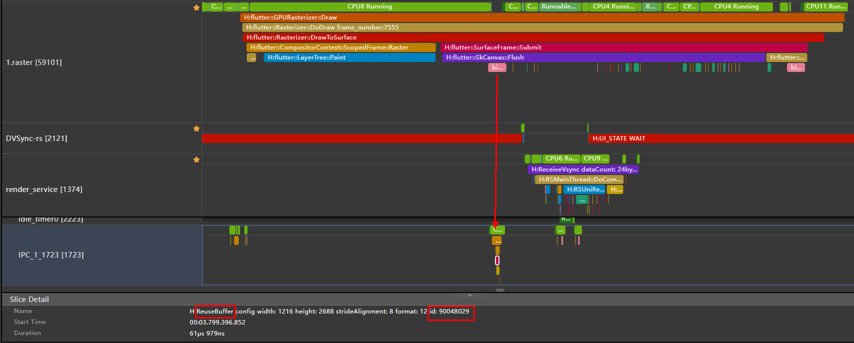 鸿蒙Flutter性能调优分析之帧渲染跟踪_标识符_03