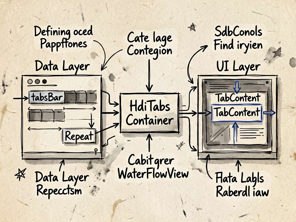 Ink-note architectural breakdown of the HdsTabs im