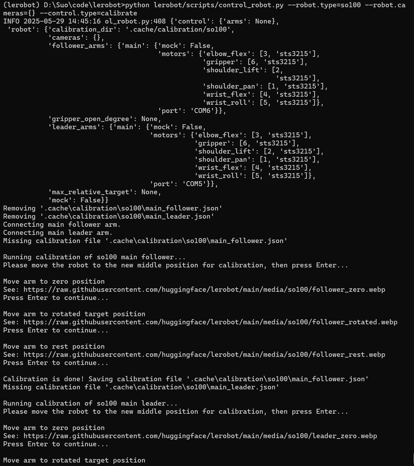 lerobot机械臂的标定、遥控、数据录制、训练、源码解读_开源_04