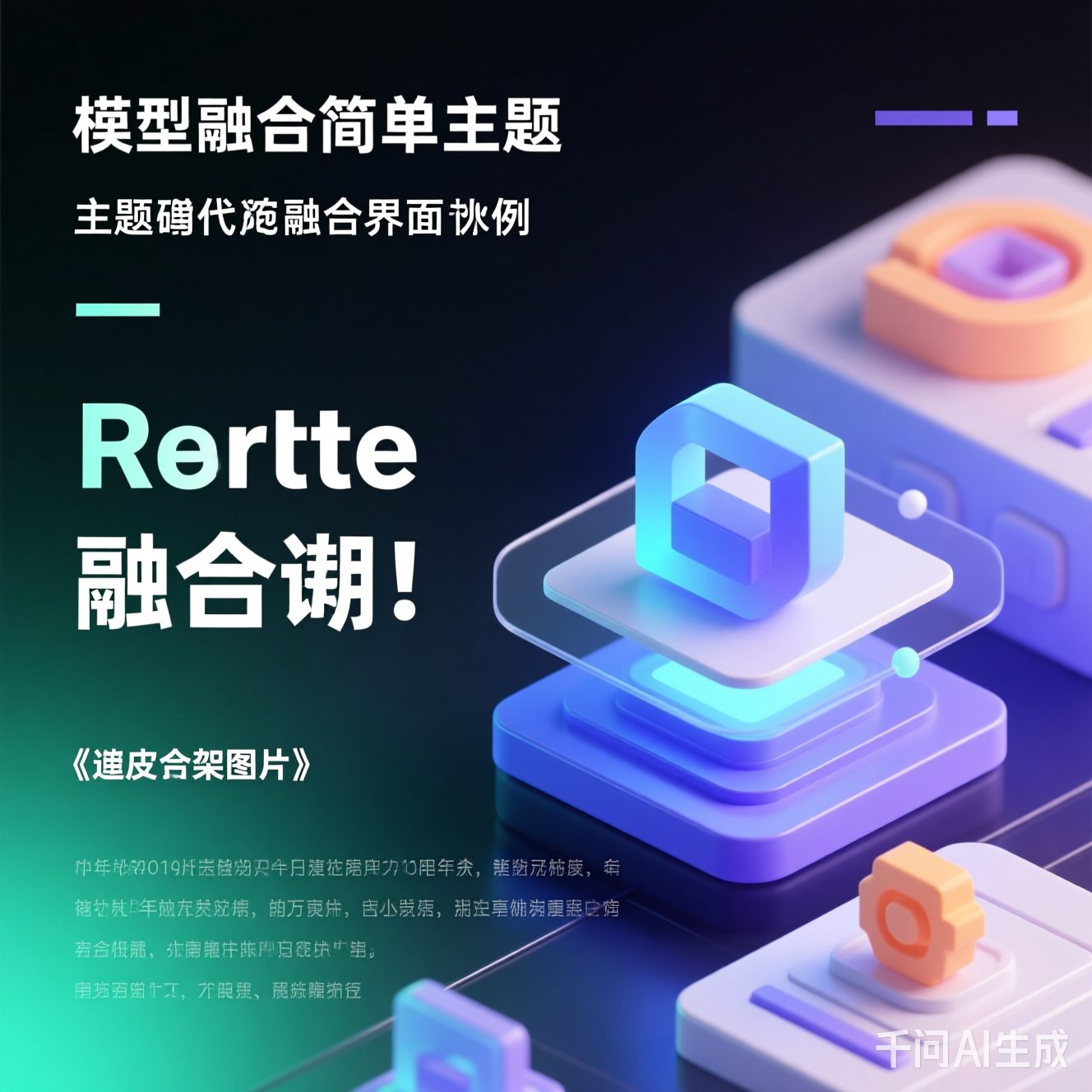 低代码融合界面示例