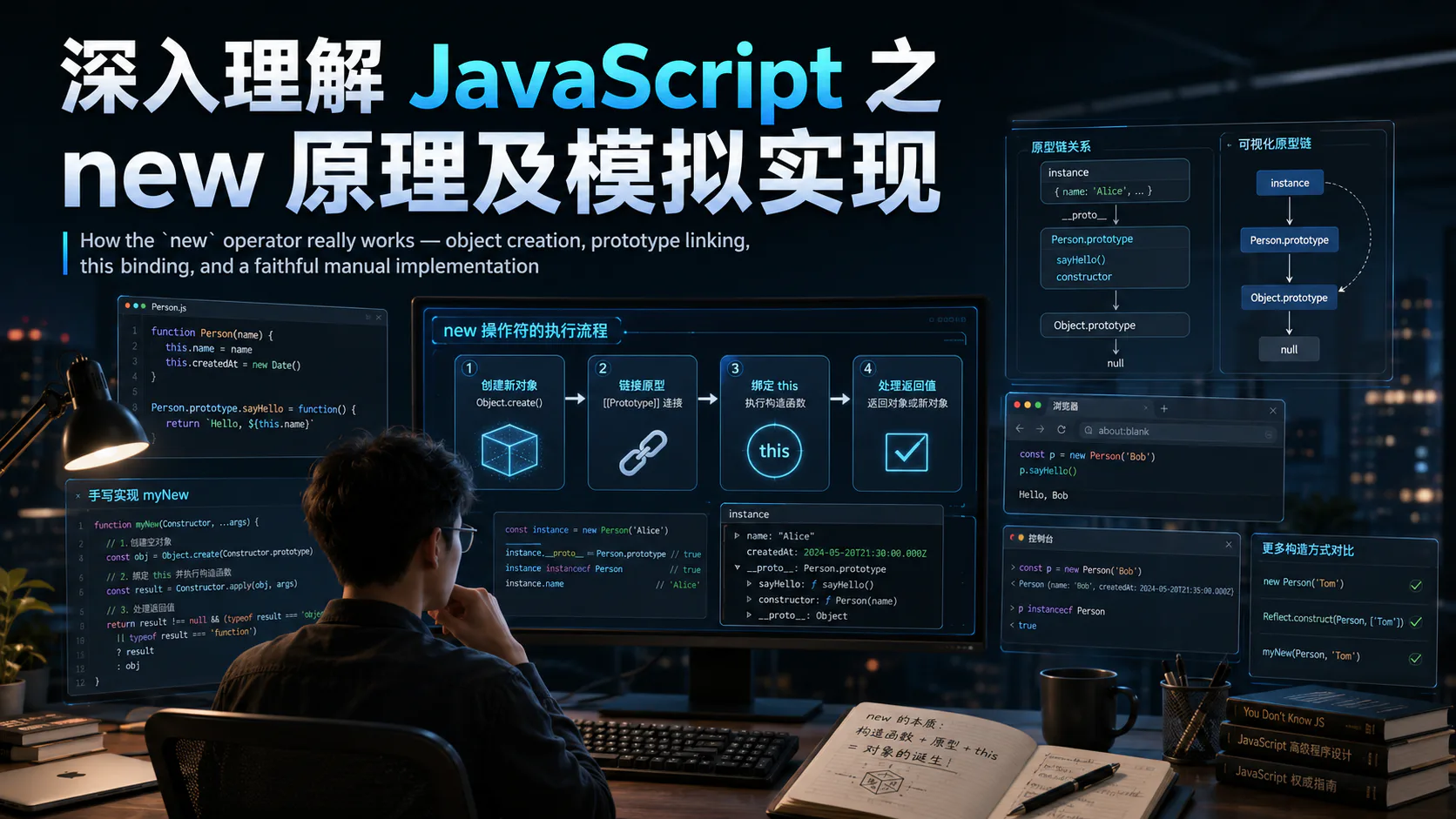 深入理解 JavaScript 之 new 原理及模拟实现头图