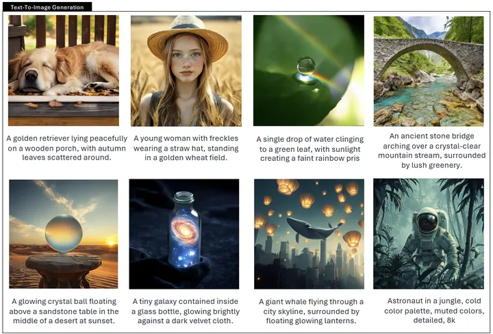 图15:多模态理解和视觉生成能力的定性结果。模型为 Janus-Pro-7B,视觉生成的图像输出分辨率为 384×384