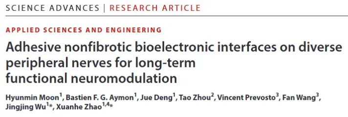 MIT团队发明可黏附神经的电子器件，解决植入器件纤维化难题