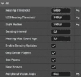 图 9.9 – 监视者 AI 设置