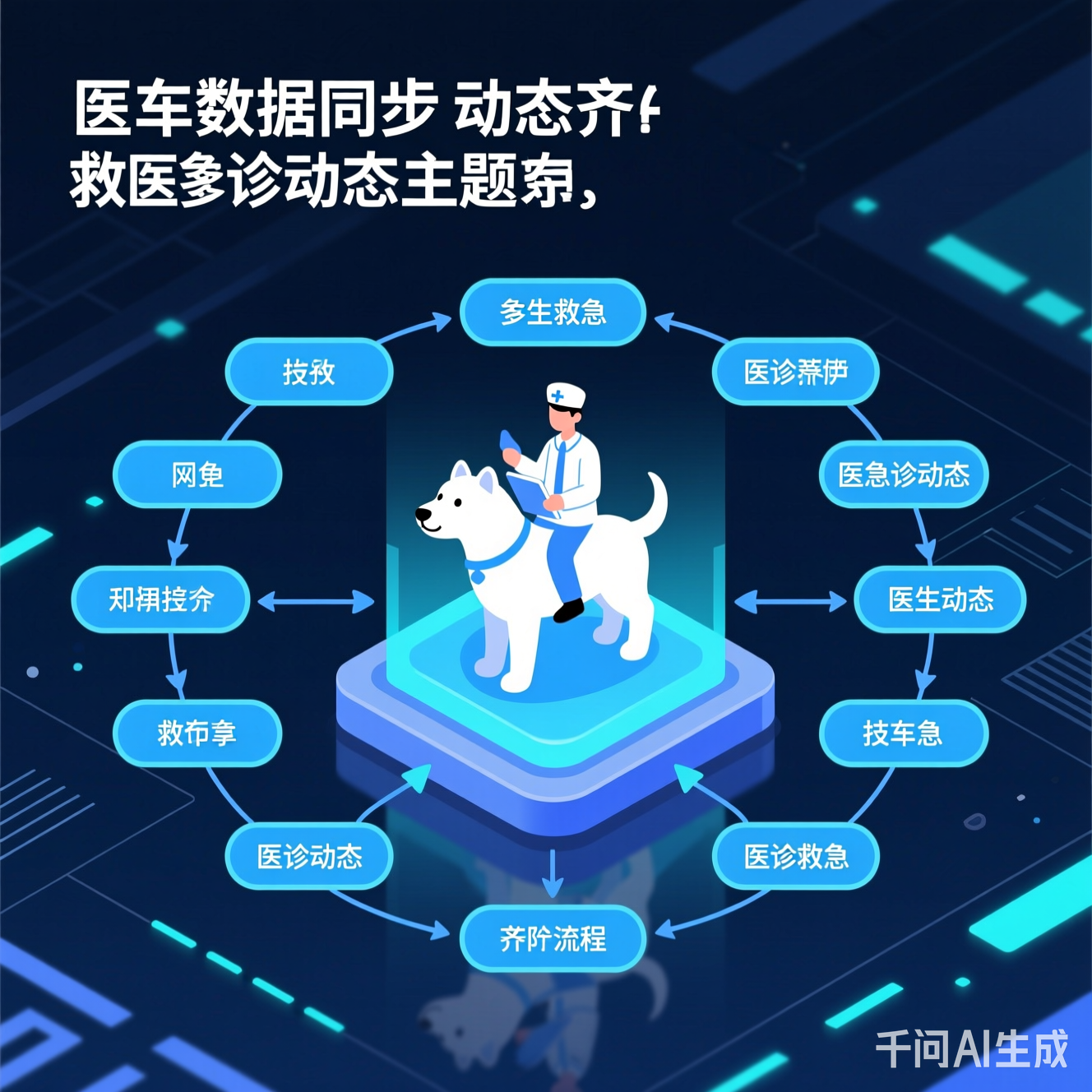 兽医急诊动态对齐技术流程图