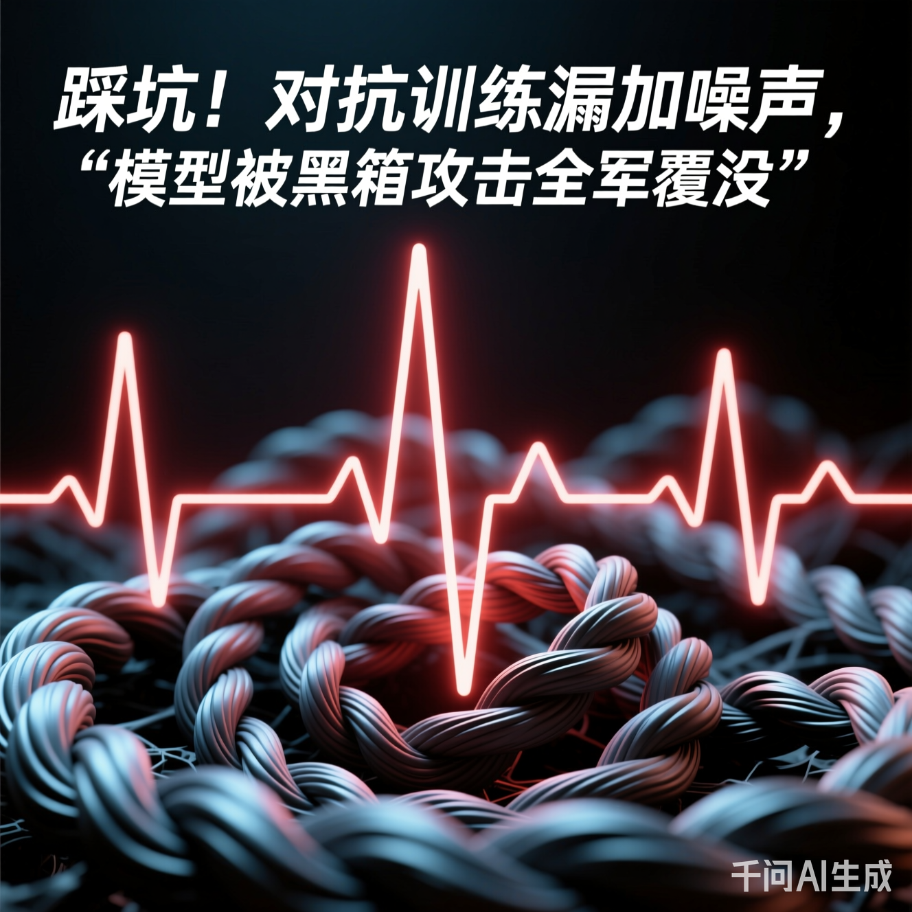 心电图波形乱成麻花的图片