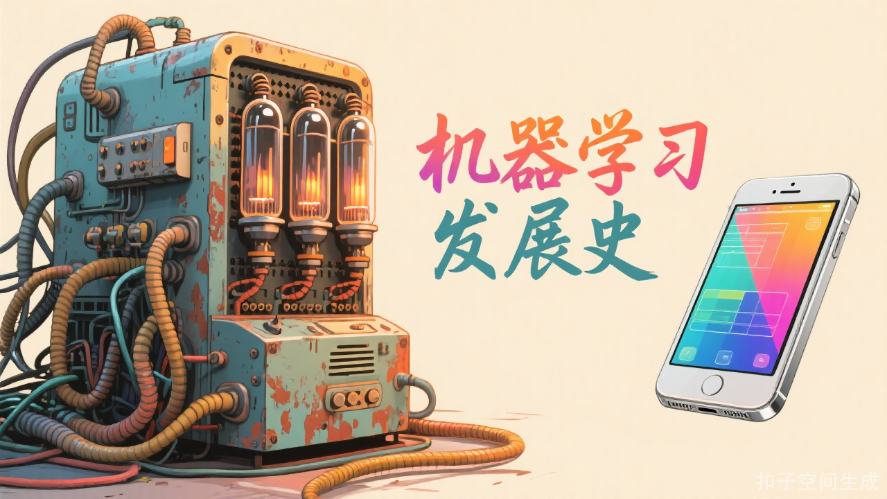 1950年代计算机与现代手机对比