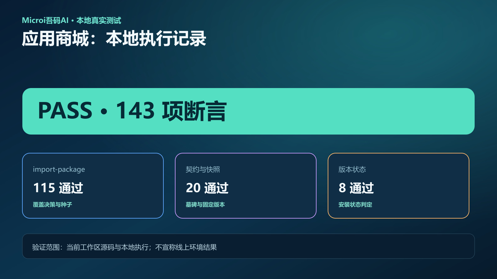 四个测试文件的执行记录