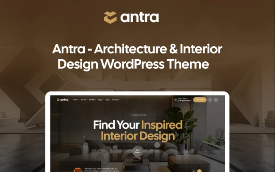 Antra - Architecture & Interior Design WordPress Theme Download-CSDN博客