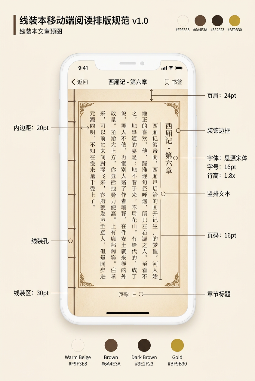线装本排版预览效果图