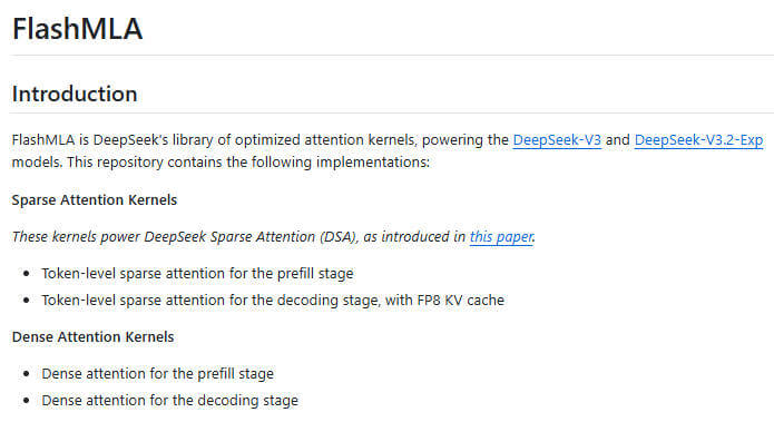 FlashMLA 项目介绍图