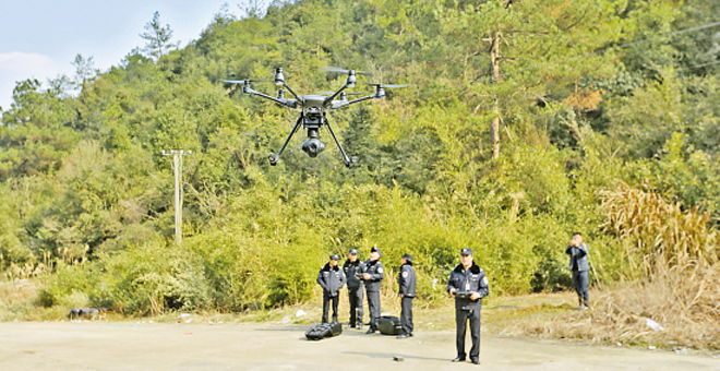 林区巡检无人机