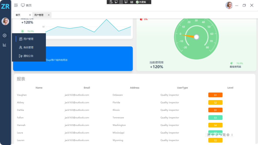 推荐一个漂亮的 Element 主题风格的 WPF 客户端