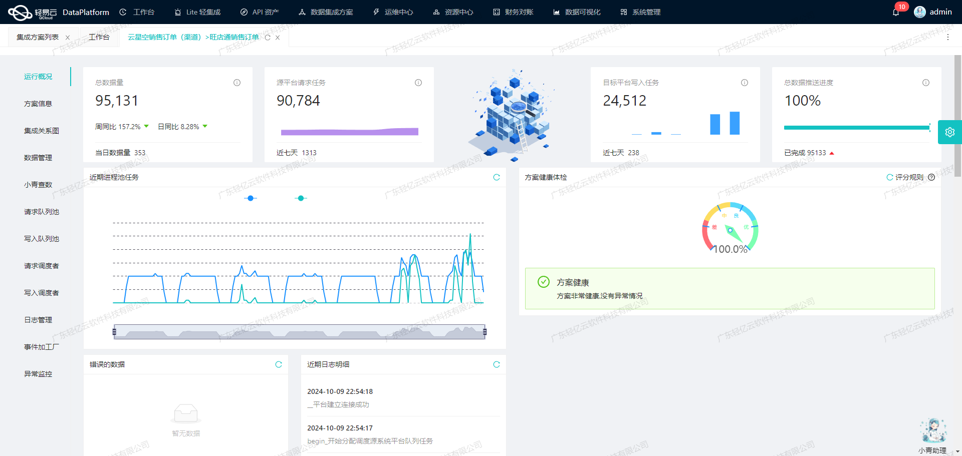金蝶云星空API接口配置