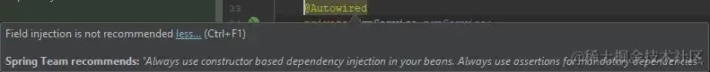 公司禁止在 SpringBoot 中使用 @Autowired 注解，为什么？_java