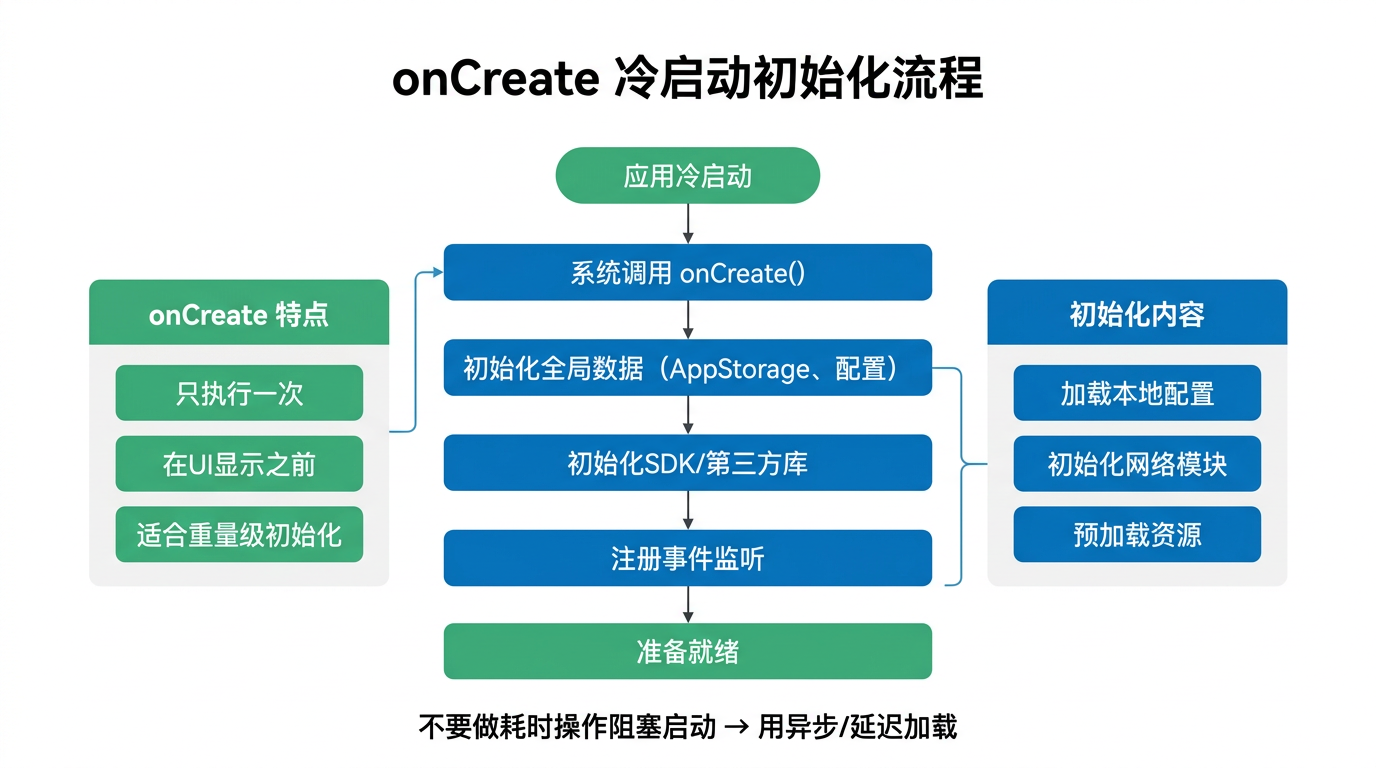 文章配图:在 HarmonyOS 应用中,冷启动是指用户从桌面点击图标到看到首屏内容的完整过程