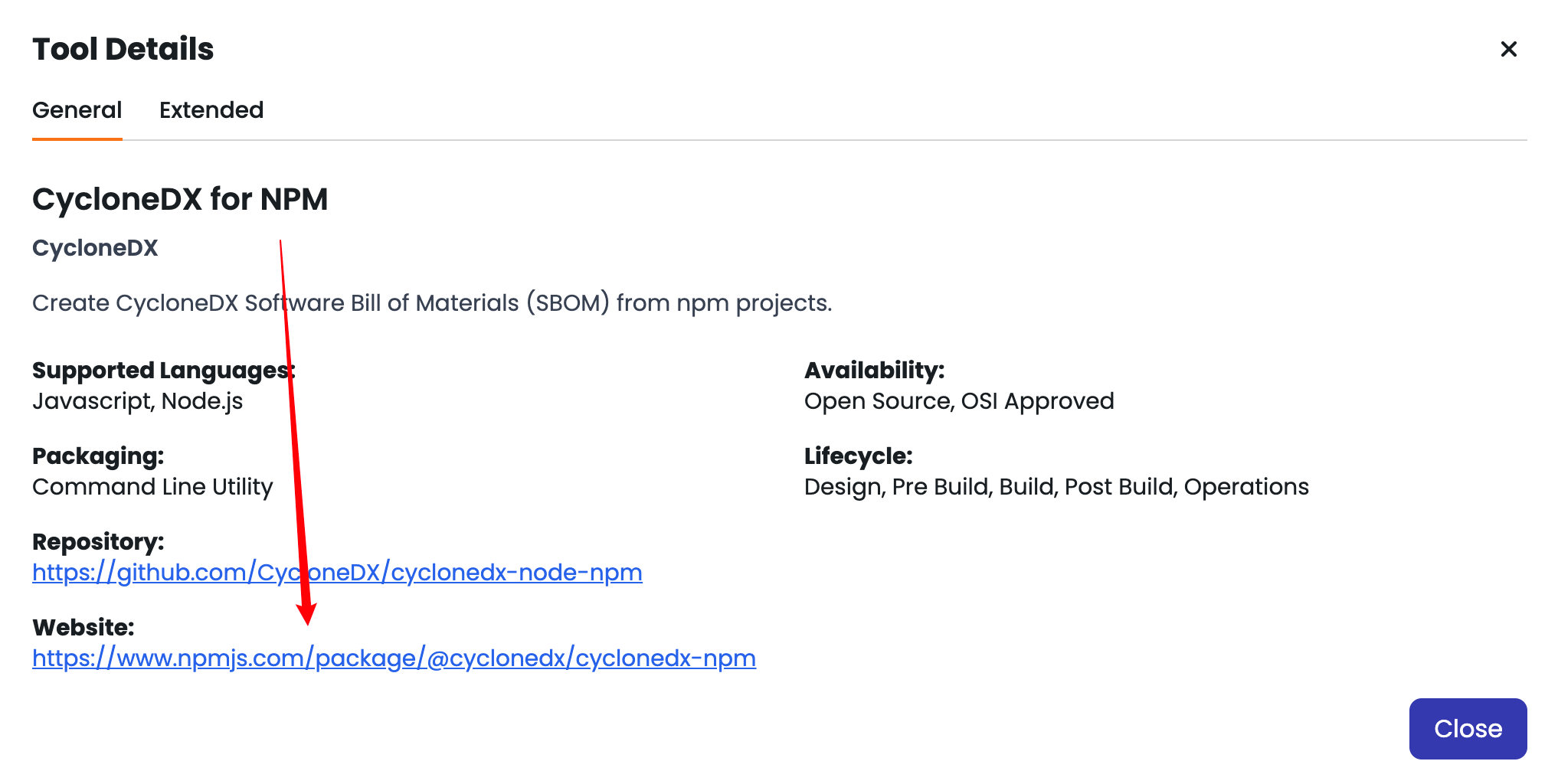 CycloneDX for NPM