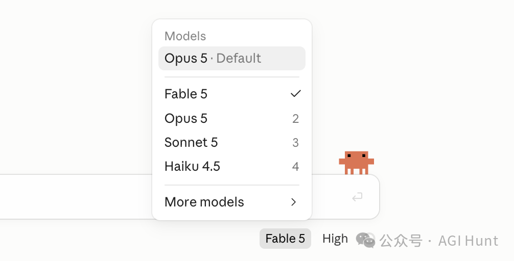 default opus 5