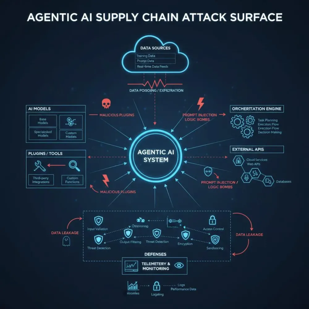 Supply Chain Attacks in Agentic AI: Emerging Threats and Defensive  Strategies | AWS Builder Center