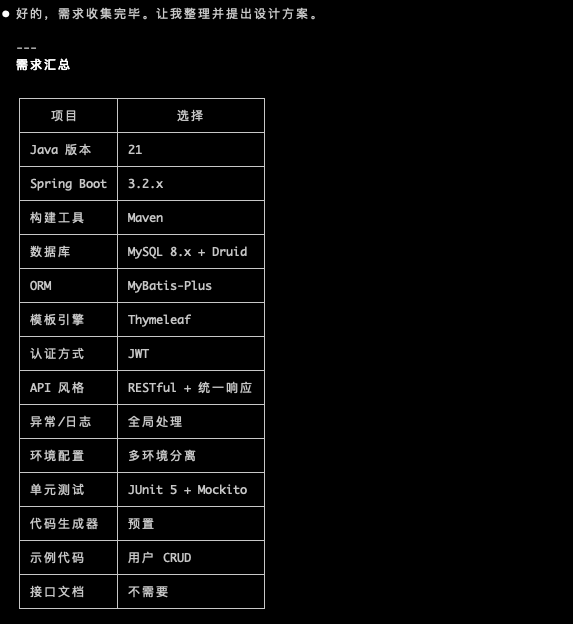 方案之基础信息