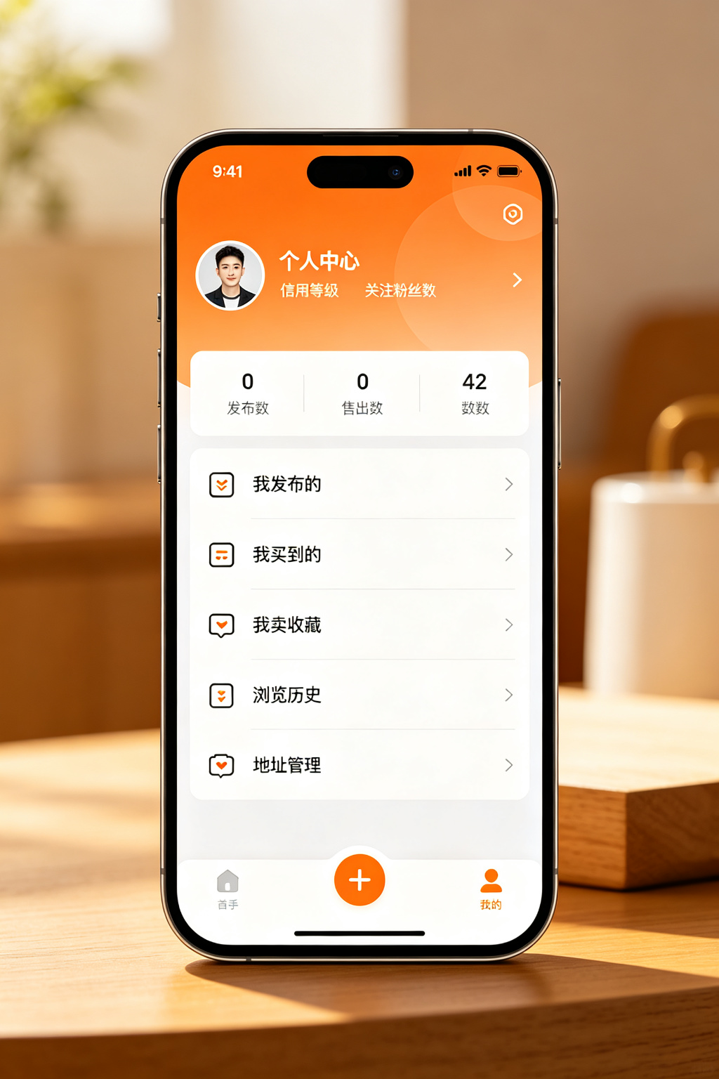 个人中心页