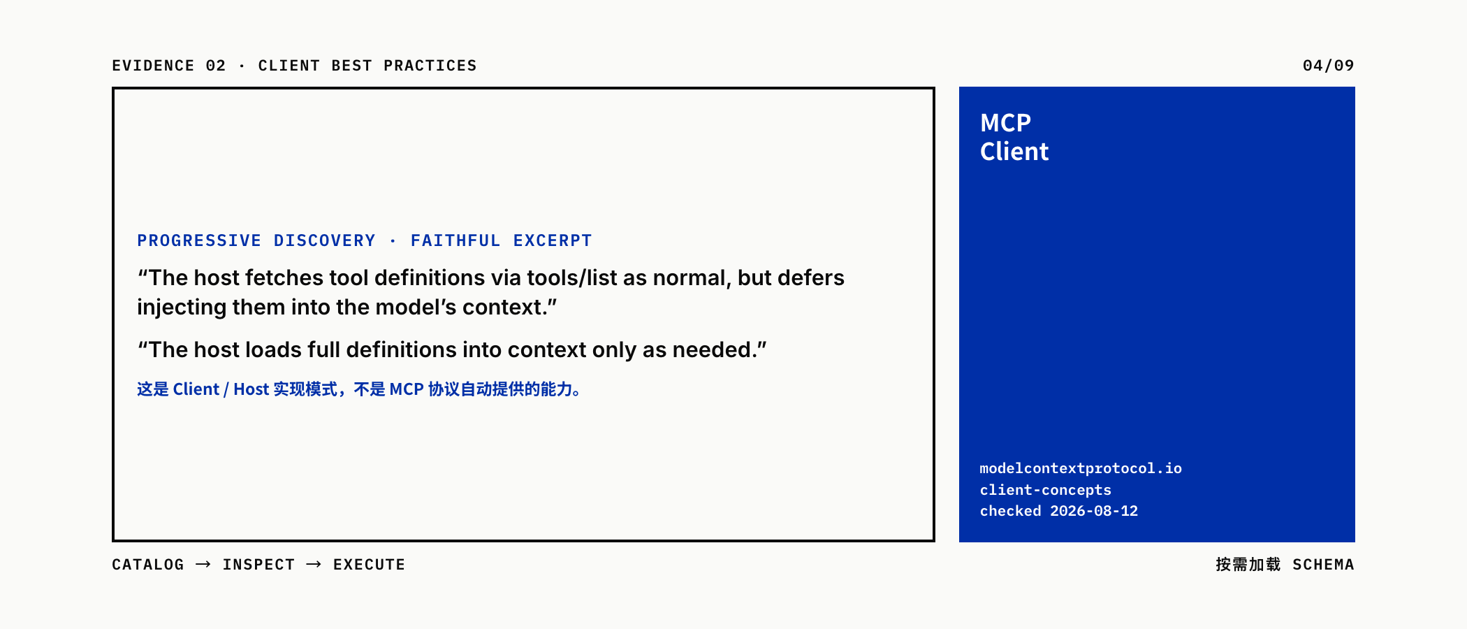 渐进式发现按需加载完整工具定义
