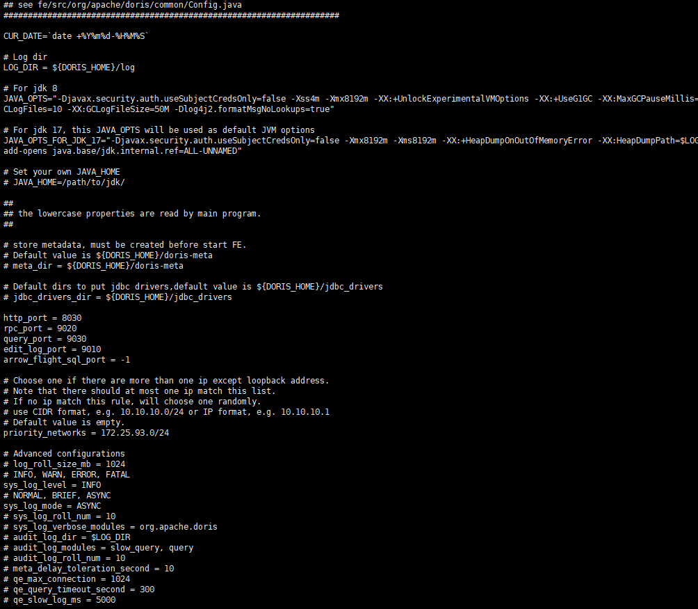 Doris3.0.1安装_java_16