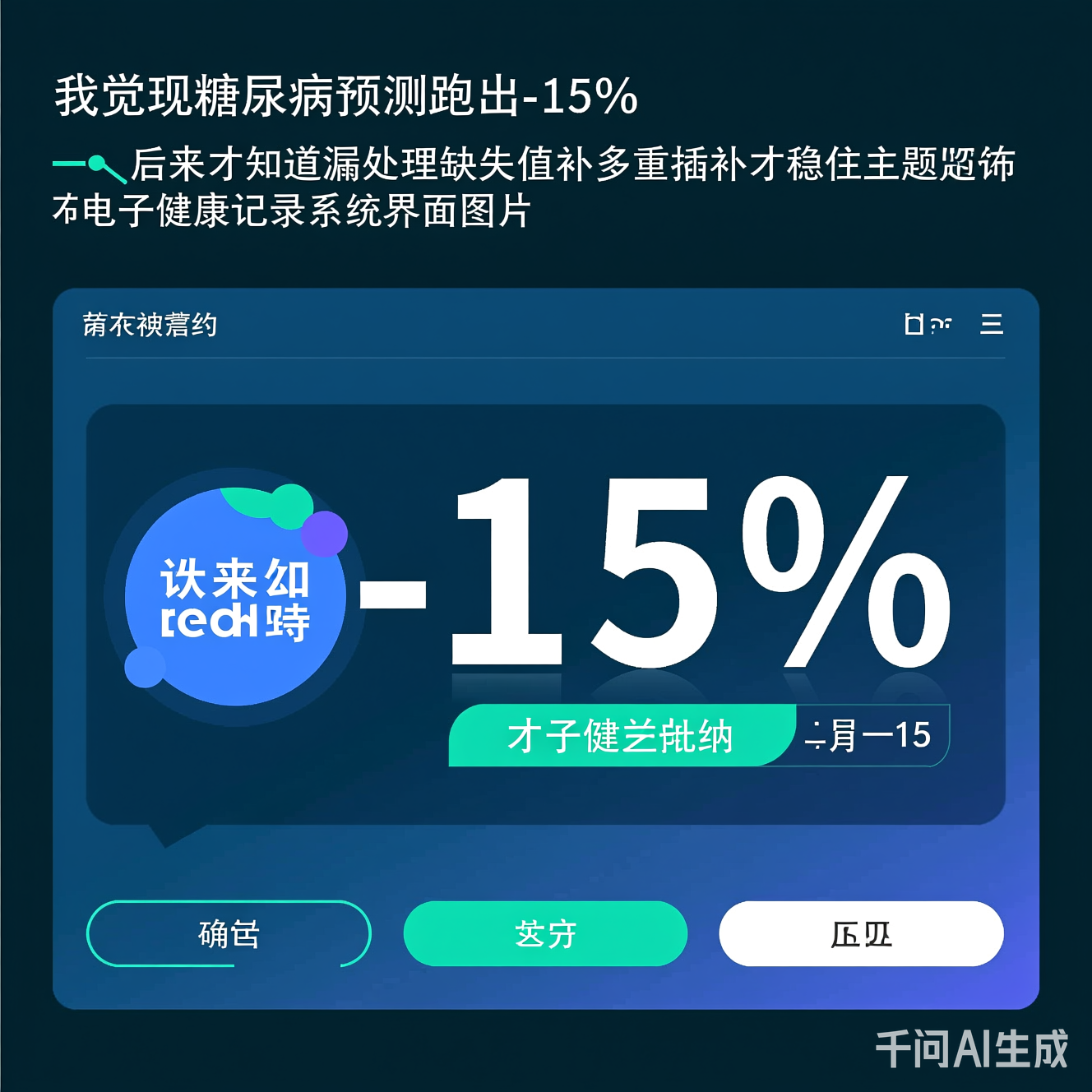 电子健康记录系统界面