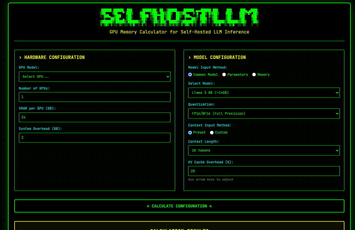SelfHostLLM