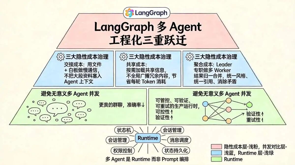 七、LangGraph 实现多 Agent 的工程难点与解法