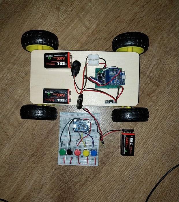 WiFi遥控小车整体展示