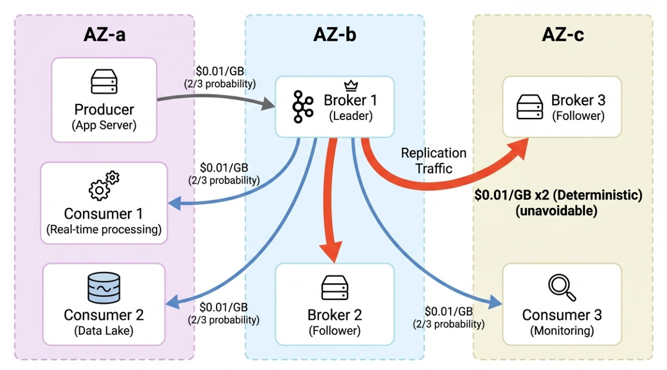 跨 AZ 流量来源