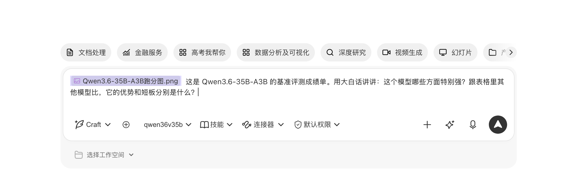 用大白话讲讲:这个模型哪些方面特别强?跟表格里其他模型比,它的优势和短板分别是什么?